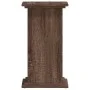 Soportes de plantas madera ingeniería marrón roble 33x33x60 cm de , Soportes para macetas - Ref: Foro24-852966, Precio: 46,34...