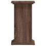 Soportes de plantas madera ingeniería marrón roble 33x33x60 cm by , Pot stands - Ref: Foro24-852966, Price: 43,51 €, Discount: %