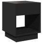Nachttisch mit schwarzer LED-Beleuchtung Infinity 40x40x50 cm von , Nachttische - Ref: Foro24-3284078, Preis: 69,32 €, Rabatt: %