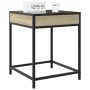 Mesita de noche con Infinity LED roble Sonoma 40x40x51 cm de , Mesitas de noche - Ref: Foro24-3284092, Precio: 59,25 €, Descu...