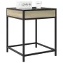 Mesita de noche con Infinity LED roble Sonoma 40x40x51 cm by , Nightstands - Ref: Foro24-3284092, Price: 58,50 €, Discount: %