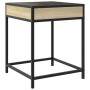 Mesita de noche con Infinity LED roble Sonoma 40x40x51 cm de , Mesitas de noche - Ref: Foro24-3284092, Precio: 59,25 €, Descu...