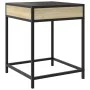 Mesita de noche con Infinity LED roble Sonoma 40x40x51 cm by , Nightstands - Ref: Foro24-3284092, Price: 58,50 €, Discount: %