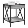 Mesa de centro con Infinity LED gris Sonoma 40x40x49 cm de , Mesitas de noche - Ref: Foro24-3284099, Precio: 67,18 €, Descuen...