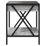 Mesa de centro con Infinity LED gris Sonoma 40x40x49 cm de , Mesitas de noche - Ref: Foro24-3284099, Precio: 67,18 €, Descuen...