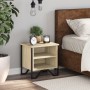 Mesita de noche madera contrachapada color roble 40x30x40 cm de , Mesitas de noche - Ref: Foro24-848496, Precio: 33,26 €, Des...