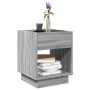 Mesa de centro con Infinity LED gris Sonoma 40x40x50 cm by , Coffee table - Ref: Foro24-847649, Price: 72,72 €, Discount: %