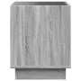 Mesa de centro con Infinity LED gris Sonoma 40x40x50 cm by , Coffee table - Ref: Foro24-847649, Price: 72,72 €, Discount: %