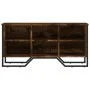 Zapatero de madera de ingeniería roble ahumado 90x38x45,5 cm von , Schuhregale und Schuhorganisatoren - Ref: Foro24-848641, P...