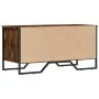 Zapatero de madera de ingeniería roble ahumado 90x38x45,5 cm von , Schuhregale und Schuhorganisatoren - Ref: Foro24-848641, P...