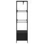 Armario de madera de ingeniería negra 90x50x180 cm by , Dresser Organizers and Bar Hangers - Ref: Foro24-848669, Price: 92,72...