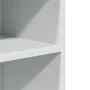Mesa auxiliar con ruedas madera ingeniería blanco 55x60x78 cm by , Filing cabinets - Ref: Foro24-853155, Price: 87,59 €, Disc...