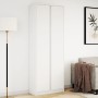 Aparador con LED madera de ingeniería blanco 74x32,5x200 cm by , Sideboards - Ref: Foro24-3307891, Price: 164,84 €, Discount: %