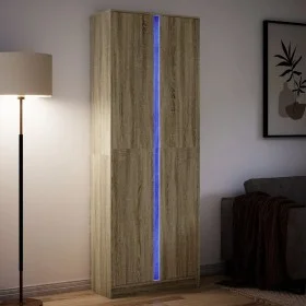 Sideboard mit LED-Beleuchtung, Eichenholz Sonoma 74x32,5x200 cm. von , Sideboards - Ref: Foro24-3307893, Preis: 145,25 €, Rab...