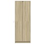 Aparador con LED madera ingeniería roble Sonoma 74x32,5x200 cm by , Sideboards - Ref: Foro24-3307893, Price: 146,49 €, Discou...