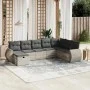 Set de sofás de jardín 8 pzas y cojines ratán sintético gris by , Garden sets - Ref: Foro24-3264208, Price: 562,59 €, Discoun...