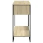 Mesa consola madera de ingeniería roble Sonoma 100x35x74,5 cm by , Side tables - Ref: Foro24-848530, Price: 51,62 €, Discount: %