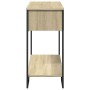 Mesa consola madera de ingeniería roble Sonoma 100x35x74,5 cm by , Side tables - Ref: Foro24-848530, Price: 52,27 €, Discount: %