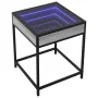 Mesa de centro con Infinity LED gris Sonoma 40x40x51 cm by , Coffee table - Ref: Foro24-847675, Price: 54,39 €, Discount: %