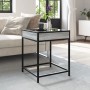 Mesa de centro con Infinity LED gris Sonoma 40x40x51 cm by , Coffee table - Ref: Foro24-847675, Price: 55,04 €, Discount: %