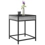Mesa de centro con Infinity LED gris Sonoma 40x40x51 cm by , Coffee table - Ref: Foro24-847675, Price: 55,04 €, Discount: %