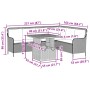 Set de sofás de jardín 2 pzas y cojines ratán sintético marrón by , Garden sets - Ref: Foro24-3262082, Price: 490,06 €, Disco...