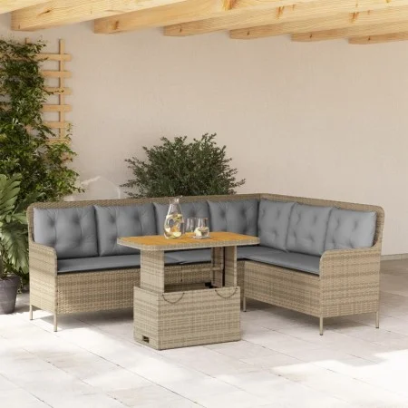 Set de sofás de jardín 2 pzas y cojines ratán sintético marrón by , Garden sets - Ref: Foro24-3262089, Price: 475,63 €, Disco...