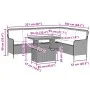 Set de sofás de jardín 2 pzas y cojines ratán sintético marrón by , Garden sets - Ref: Foro24-3262089, Price: 475,63 €, Disco...