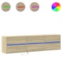 Wand-TV-Möbel mit LED-Eiche Sonoma 180x31x45 cm von , TV-Möbel - Ref: Foro24-3307935, Preis: 157,25 €, Rabatt: %