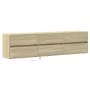 Mueble de TV de pared con LED roble Sonoma 180x31x45 cm by , TV Furniture - Ref: Foro24-3307935, Price: 155,10 €, Discount: %