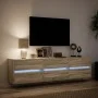 Mueble de TV de pared con LED roble Sonoma 180x31x45 cm by , TV Furniture - Ref: Foro24-3307935, Price: 155,10 €, Discount: %
