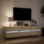 Wand-TV-Möbel mit LED-Eiche Sonoma 180x31x45 cm von , TV-Möbel - Ref: Foro24-3307935, Preis: 157,25 €, Rabatt: %