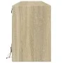 Mueble de TV de pared con LED roble Sonoma 180x31x45 cm by , TV Furniture - Ref: Foro24-3307935, Price: 155,10 €, Discount: %
