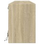 Wand-TV-Möbel mit LED-Eiche Sonoma 180x31x45 cm von , TV-Möbel - Ref: Foro24-3307935, Preis: 157,25 €, Rabatt: %