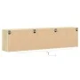 Mueble de TV de pared con LED roble Sonoma 180x31x45 cm by , TV Furniture - Ref: Foro24-3307935, Price: 155,10 €, Discount: %