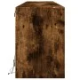 Mueble de TV de pared con LED roble ahumado 180x31x45 cm de , Muebles TV - Ref: Foro24-3307937, Precio: 124,63 €, Descuento: %