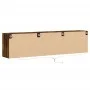 Wand-TV-Möbel mit LED in geräucherter Eiche 180x31x45 cm von , TV-Möbel - Ref: Foro24-3307937, Preis: 124,63 €, Rabatt: %