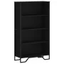 Schwarzes Regal aus Ingenieurholz 80x31x137,5 cm von , Bücherregale und Regale - Ref: Foro24-848629, Preis: 74,06 €, Rabatt: %