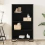 Schwarzes Regal aus Ingenieurholz 80x31x137,5 cm von , Bücherregale und Regale - Ref: Foro24-848629, Preis: 74,06 €, Rabatt: %