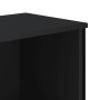 Estantería de madera de ingeniería negra 80x31x137,5 cm by , Bookcases and shelves - Ref: Foro24-848629, Price: 74,98 €, Disc...