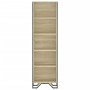Estantería madera de ingeniería roble Sonoma 50x31x169 cm by , Bookcases and shelves - Ref: Foro24-848615, Price: 70,07 €, Di...