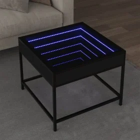 Mesa de centro con Infinity LED negro 50x50x41 cm by , Coffee table - Ref: Foro24-847677, Price: 69,95 €, Discount: %