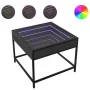 Mesa de centro con Infinity LED negro 50x50x41 cm by , Coffee table - Ref: Foro24-847677, Price: 69,94 €, Discount: %