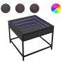 Mitteltisch mit Infinity LED Schwarz 50x50x41 cm von , Couchtisch - Ref: Foro24-847677, Preis: 70,81 €, Rabatt: %