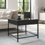Mesa de centro con Infinity LED negro 50x50x41 cm by , Coffee table - Ref: Foro24-847677, Price: 69,94 €, Discount: %
