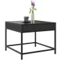 Mesa de centro con Infinity LED negro 50x50x41 cm by , Coffee table - Ref: Foro24-847677, Price: 69,94 €, Discount: %