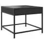 Mesa de centro con Infinity LED negro 50x50x41 cm by , Coffee table - Ref: Foro24-847677, Price: 69,94 €, Discount: %