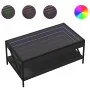 Mitteltisch mit Infinity LED Schwarz 90x50x38 cm von , Couchtisch - Ref: Foro24-847707, Preis: 110,07 €, Rabatt: %
