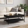 Mitteltisch mit Infinity LED Schwarz 90x50x38 cm von , Couchtisch - Ref: Foro24-847707, Preis: 110,07 €, Rabatt: %