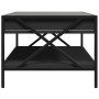Mesa de centro con Infinity LED negro 90x50x38 cm by , Coffee table - Ref: Foro24-847707, Price: 111,95 €, Discount: %